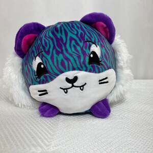 Pikmi Pops Jungle Tiger Purple Teal Plush Stuffed Squishy Moose Toys 2017 7"